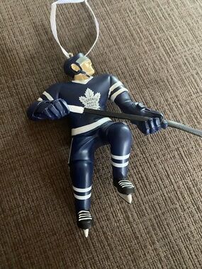 Toronto Maple Leafs Hockey Player Christmas Ornament - Blue Jersey
